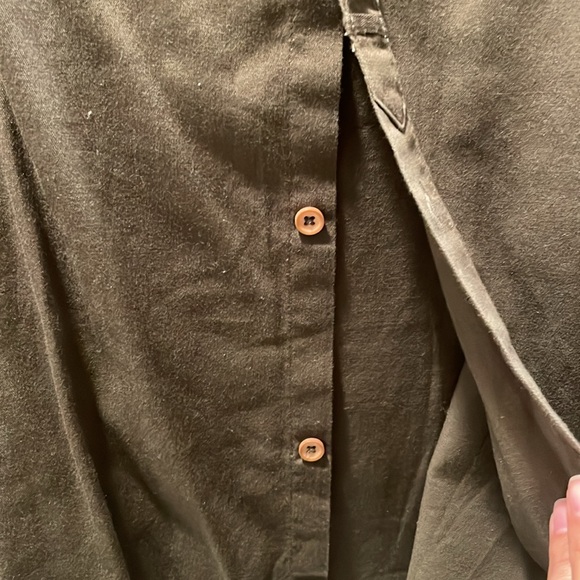 Zara Men’s Olive Green XL Slim Fit Button Down Long sleeve - Picture 4 of 5